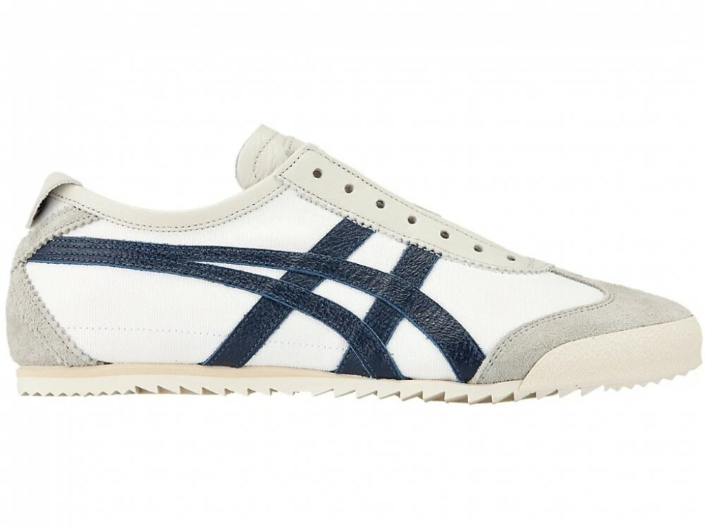 asics Onitsuka Tiger Women's MEXICO SLIP-ON DELUXE 1182A134 White
