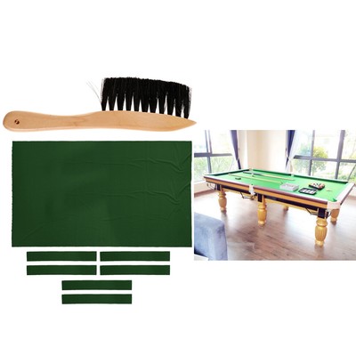 9 Ft Billiard Snooker Table Cloth Felt And Pool Table Rail Brush Clean Tool Ebay