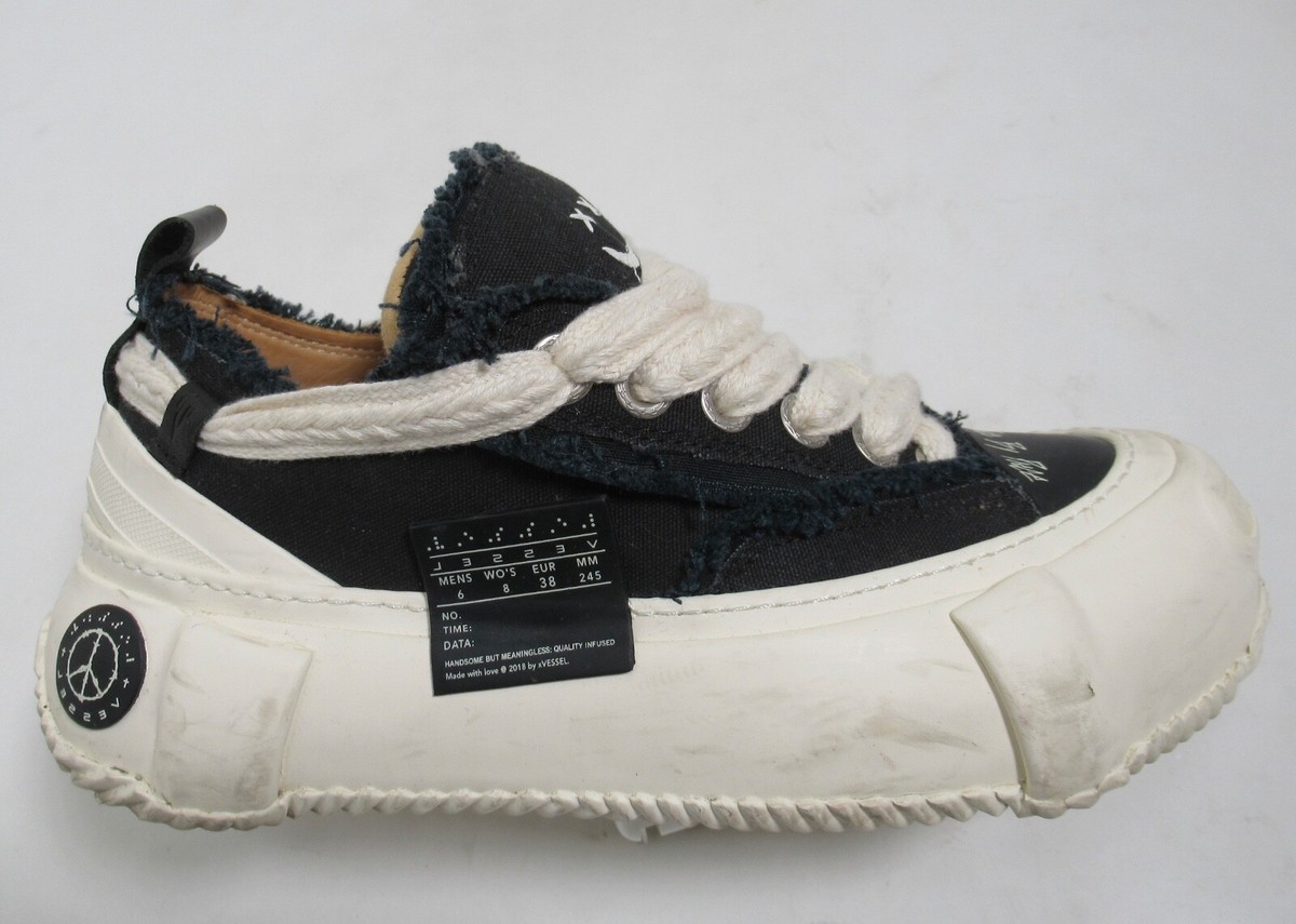 xVessel Unisex G.O.P. 2.0 Marshmallow Lows Black Size 6 US M / 8 