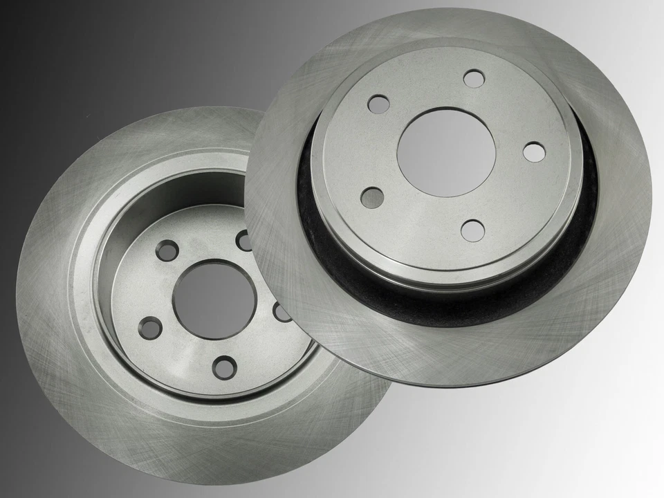 Set 2 dischi freno ceppi freno posteriori per pickup Dodge Ram 1500 2002 - 2018 - Immagine 2 di 3