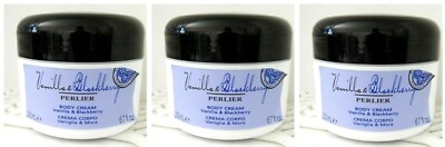 3 Perlier Vanilla & Blackberry BODY CREAM 6.7 oz Each (447)