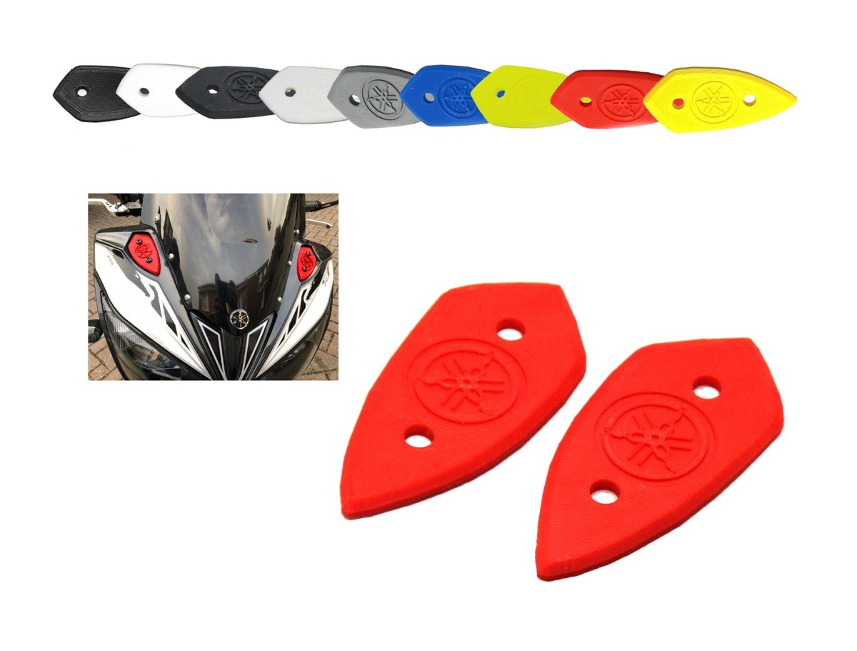 MIRROR DELETE BLANKING BLOCK OFF Base Plates YAMAHA FZ1 Fazer