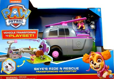 paw patrol skye high flyin helicopter ride on