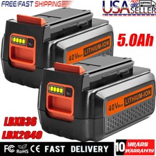 2PACK 5.0Ah for Black and Decker 40V 40 Volt Max Lithium Battery LBX2040 LBXR36