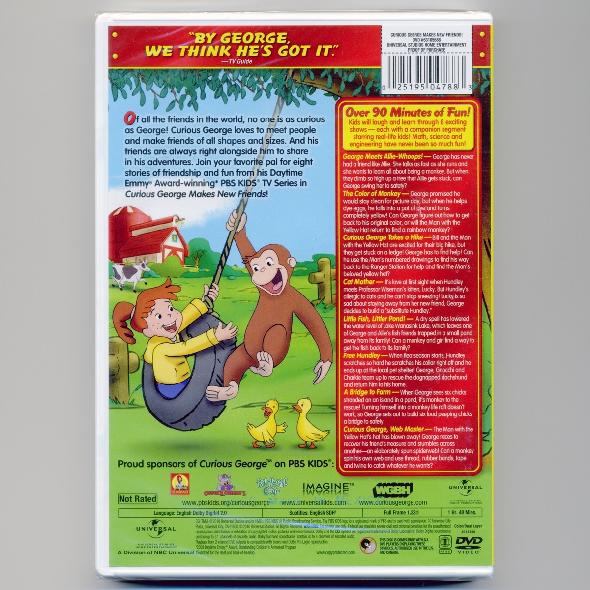 その他 Animal Fun [DVD] [Import] Curious George: Makes New Friends, Zoo Night, Animal Stories
