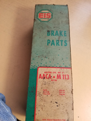 Vintage EIS Brake Master Cylinder Rebuild Kit Dart, Lancer, Valiant 1961 - 66