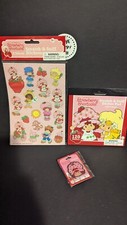 Strawberry Shortcake Sticker Lot With Enamel Pin