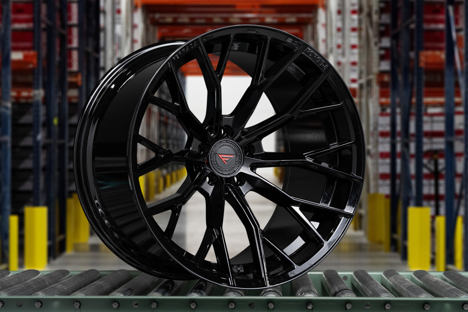 20” Ferrada FR9 Gloss Black Concave Wheel For Mclaren 570 650 720 750 20X9 20X11