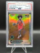 2019 Panini NBA Hoops Arriving Now Holo Coby White #16 PSA 10 GEM MT Rookie RC