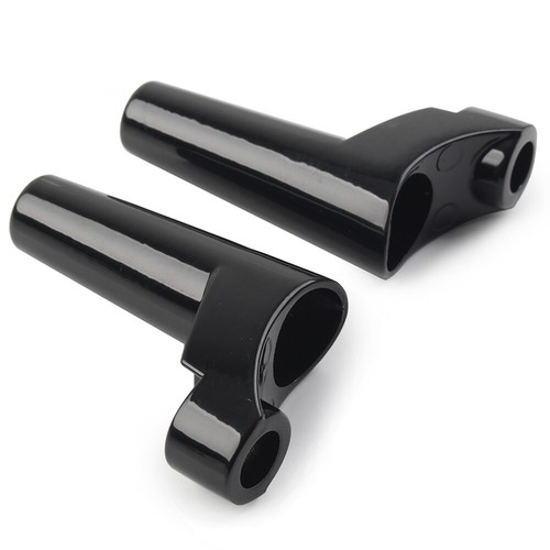For Harley Dyna Sportster 1200 XL883N Front Turn Signal Mounts Relocation Black - Picture 6 of 8