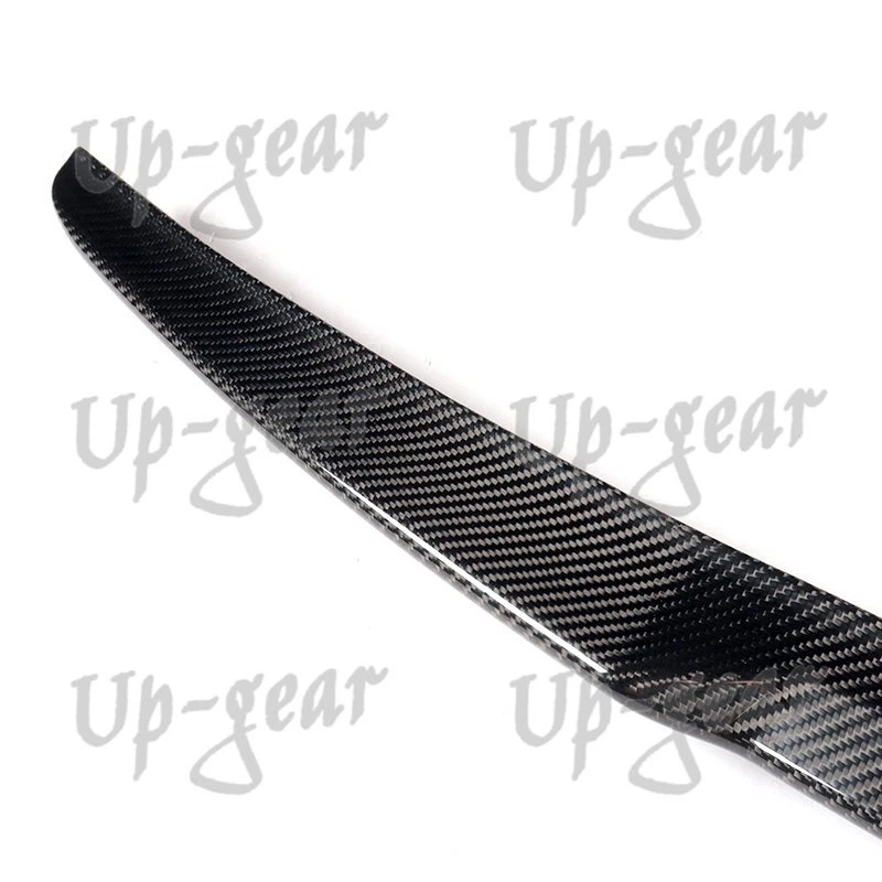 Para 08-16 Audi A5 Quattro Coupe V-Style tampa de porta-malas de fibra de carbono real asa spoiler - Imagem 4 de 4