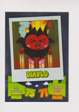 Moshi Monsters Mash Up Trading Card Rainbow Foil DIAVLO (Rare) MINT
