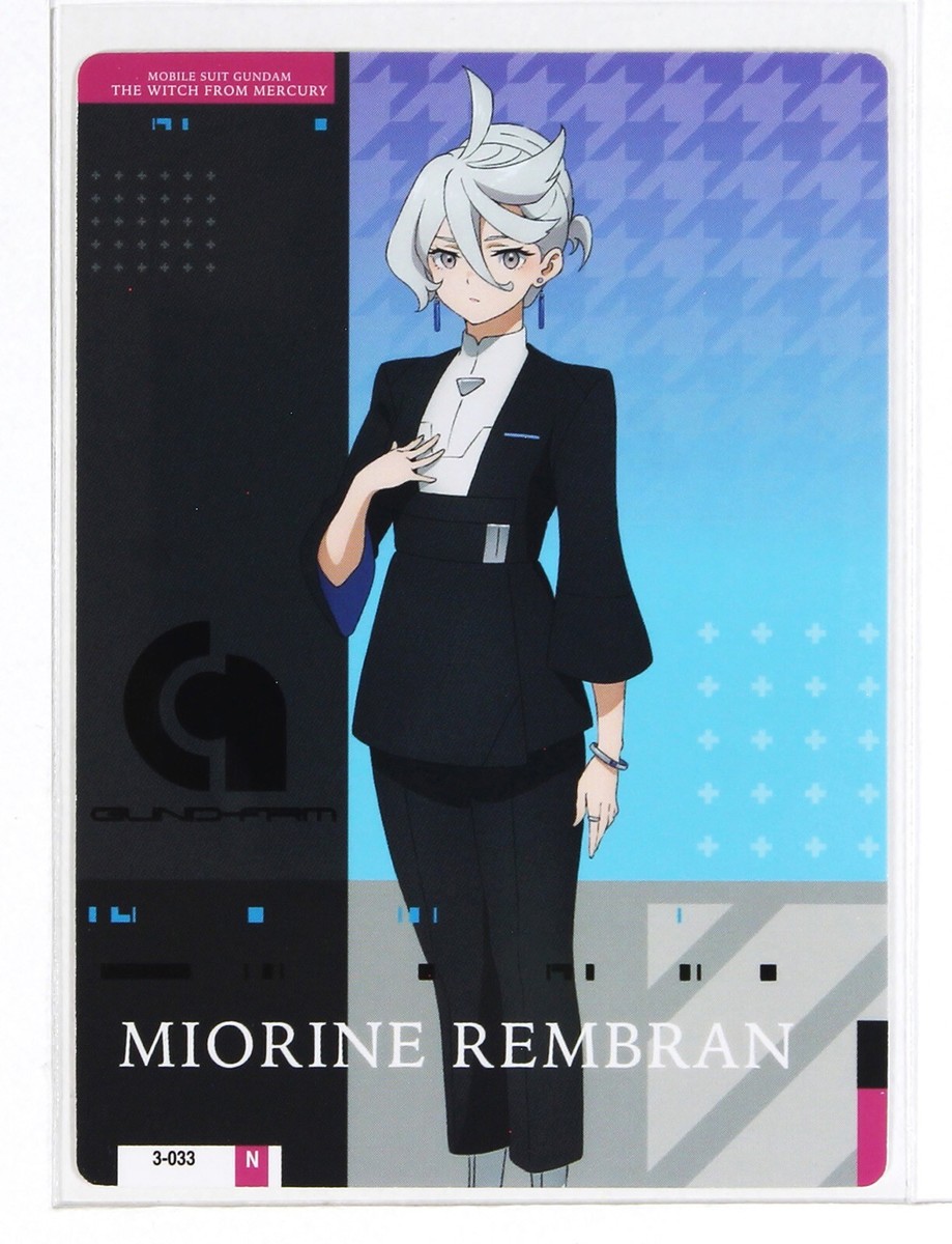 meron meron様 Mobile Suit Gundam: The Witch from Mercury Card No.3-033 N Miorine