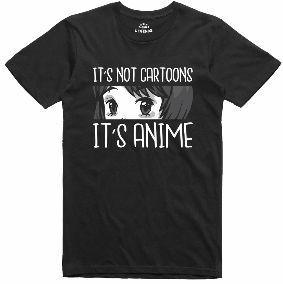 T-Shirt Anime Pour Hommes Manga Japon Geek Coupe Régulière - Photo 1/1