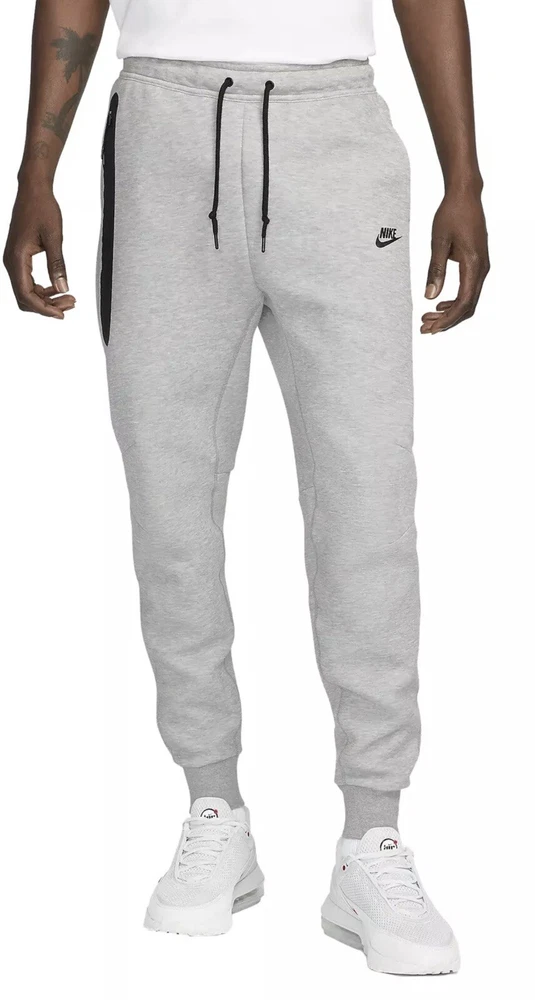 Nike Men's 2XL Tech Fleece Joggers in Dark Grey Heather Black FB8002-063