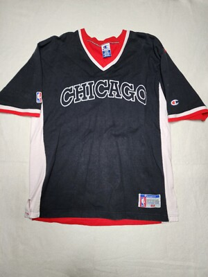 #ad Vintage Champion brand Chicago Bulls quot;Shooting Shirtquot; in size L $38.24