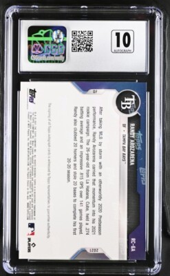 2021 Topps Now All-Star Rookie Cup Randy Arozarena Auto 79/99 CSG