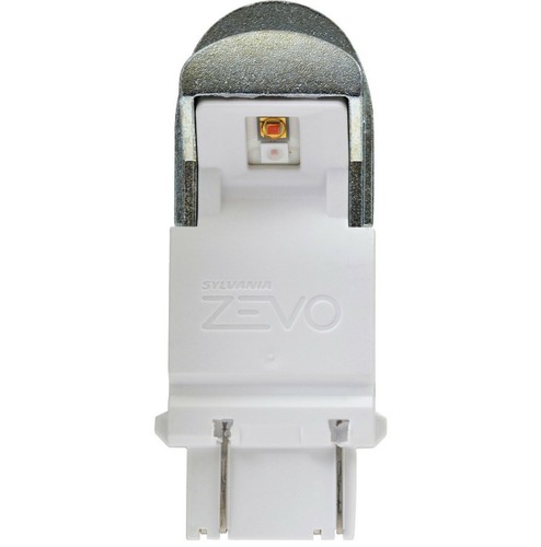 Sylvania ZEVO LED Light 3157 Amber Orange Two Bulbs Rear Turn Signal Parking EO - Picture 4 of 12