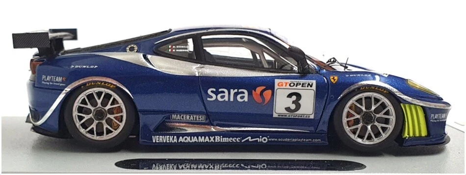 BBR Gasoline 1/43 Scale GAS10082B - Ferrari F430 GT #3 Open GT 2007 - Met Blue - Photo 3/4