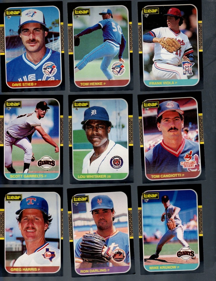 -1987 Leaf Baseball Complete Your Set Buy More, Save More! - Image 3 of 4