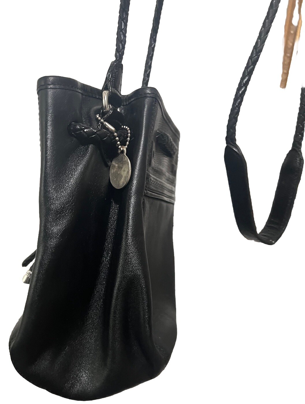 BRIGHTON ONE WORLD Unique MG DrawString Bucket MG… - image 6