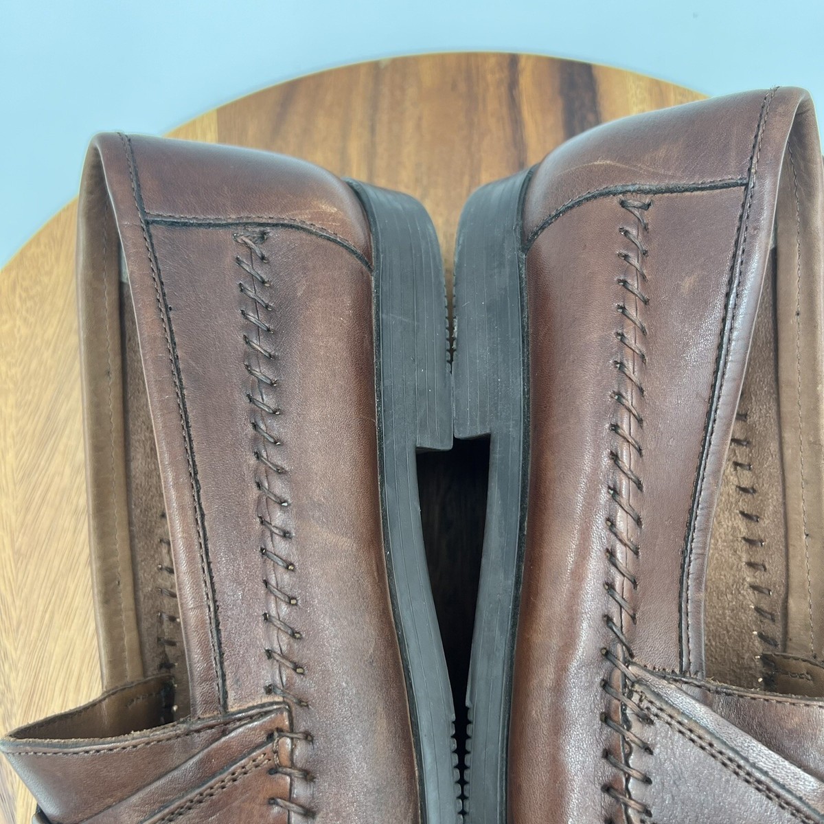 Size 9.5 D David Taylor Mens Brown Leather Kennedy Kiltie 