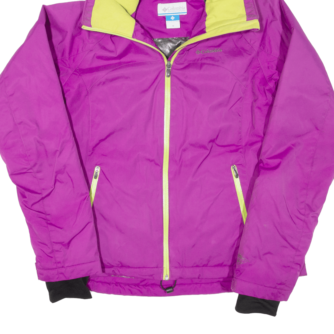 COLUMBIA Womens Ski Jacket Purple Nylon Hooded M eBay