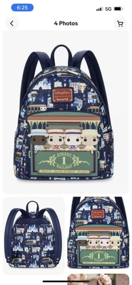 2022 Disney Parks Loungefly Mini Backpack & Wallet The  display picture 2