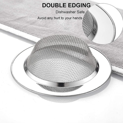 4 pack Stainless steel sink filter screen sewer anti-clogging floor drain - Picture 6 of 7