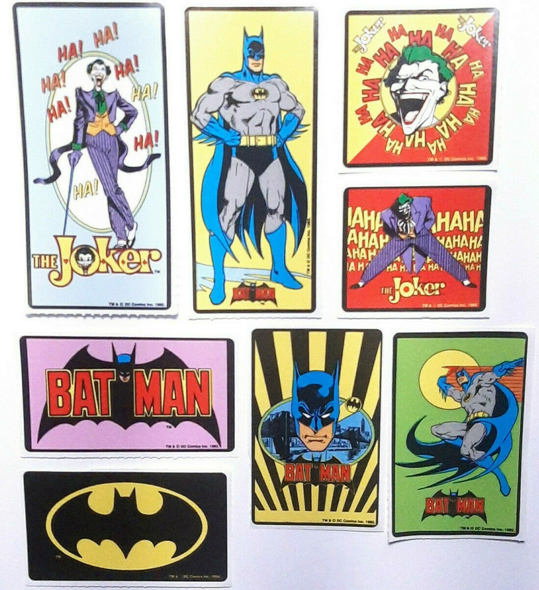 DC Comics Batman And Joker Sticker - C&D Visionary Licensed Character Decal