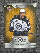 Josh Morrissey 2023-24 Upper Deck Engrained Hockey Base Oak #14 /349