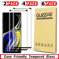 2/4/6-Pack Tempered Glass Film Screen Protector For Samsung Galaxy Note 8 Note 9