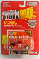 RACING CHAMPIONS - 3 WINDOW '34 FORD COUPE - STOCK RODS - #21 CITGO - NICE