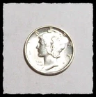 1941-P MERCURY DIME  BLAST WHITE / LUSTROUS Hard Strike GEM BU 99% FSB #19D34