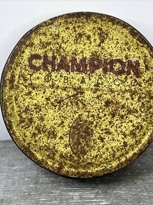 Champion Fine Cut TOBACCO TIN 2 OZ AUSTRALIA EMPTY Tin Collectible Storage  Decor