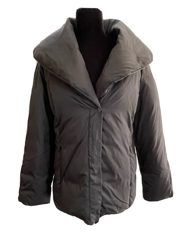 Cole Haan Down Puffer Jacket Shawl 