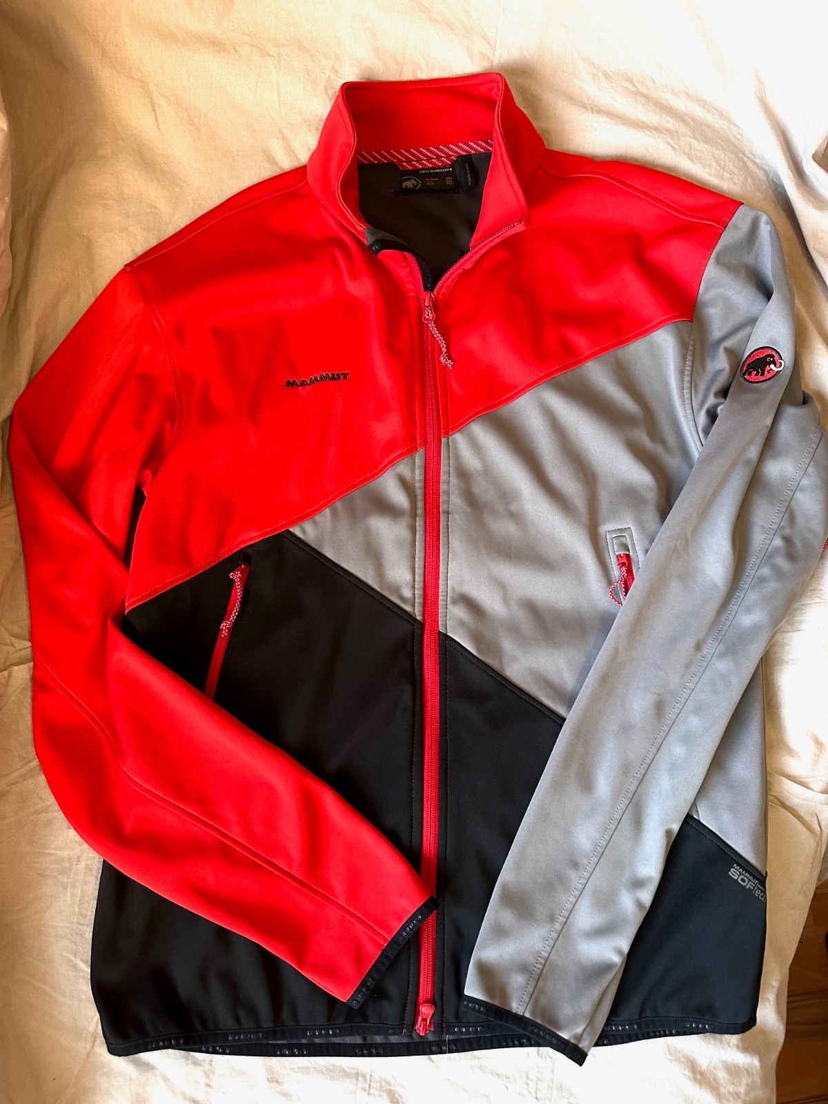 MAMMUT SOFTECH MOUNTAIN JACKET SOFT SHELL WINDSTO… - image 2