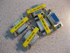 5 Pack of VGA Female to Female Gender Changer Adapter Coupler DB15 SVGA 15-Pin