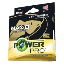 PowerPro MAX-8 Braided Fishing Line - 4_Color - 40lb - 333yd (33800400333J)