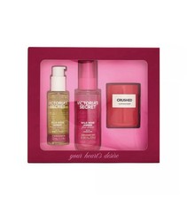 Valentines Victoria Secret Rose Amber Gift Set Body Care Minis  Crushed Candle