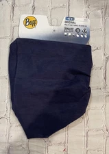 BUFF CoolNet UV+ Bug Sun Shield Headwear Bandana Face Mask NEW ; Navy