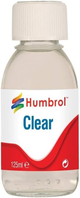 Humbrol 125ml Thin Clear Varnish Bottle