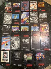Lot Of 24 Super Nintendo Manuals - SNES Manual Lot