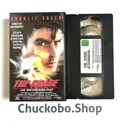 The Chase - Die Wahnsinnsjagd (VHS Videokassette) Charlie Sheen, Ray Wise