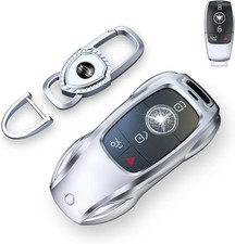 for Benz Key Fob Cover,Fit A B C E G S R Fashion Silver  For Benz-A