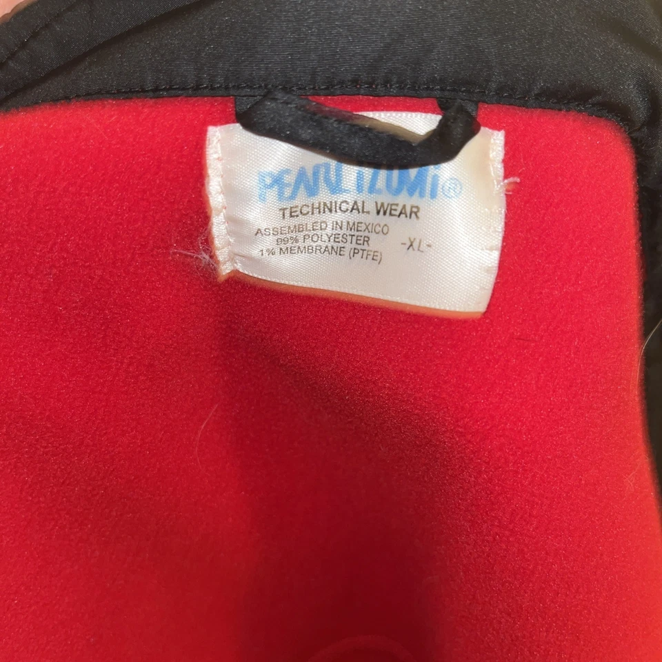 Vtg Pearl Izumi Men’s Red Full Zip Polyester Fleece Vest Size XL Zipper Pockets - Image 4 of 4