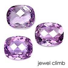 Affordable Amethyst Loose Gemstone Cushion 12x10mm