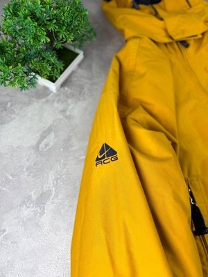 Vintage Nike ACG Storm Fit Nylon Waterproof Tech Jacket Yellow