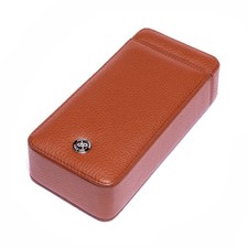 Rapport London Berkeley Leather Single Watch Holder Slipcase (Tan) - D161