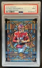 2025 Panini Mosaic Patrick Mahomes II Stained Glass #13 Chiefs PSA 9